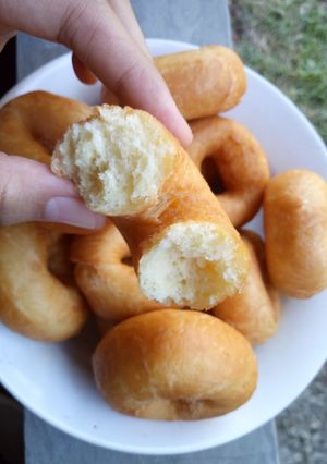Foto resep Donat kentang susu dancow anti bantat ala anak kos