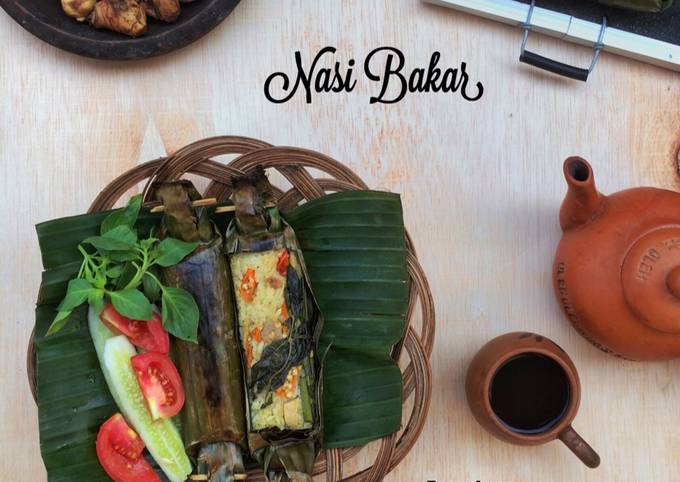 Nasi bakar (Isi Ayam)