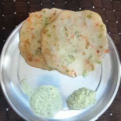 A picture of Vegetable Sattu Chilla.