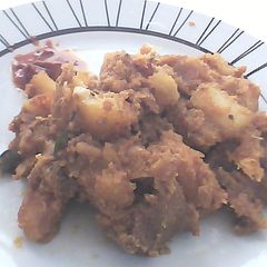 A picture of Ellum Kappayum (Tapioca Biriyani).