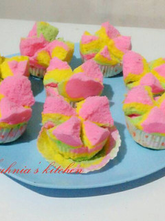Foto resep Bolu kukus mekar pelangi