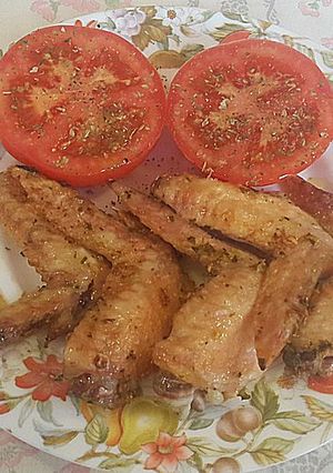 Una foto de Alitas sabrosas al horno