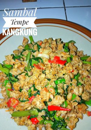 Foto resep Sambal Tempe Kangkung