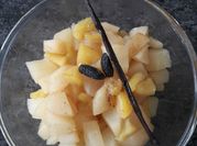 Une photo de pomme rhum