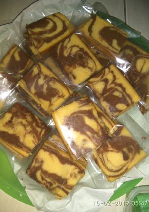 Foto resep Marmer cake putih telur lembuttt