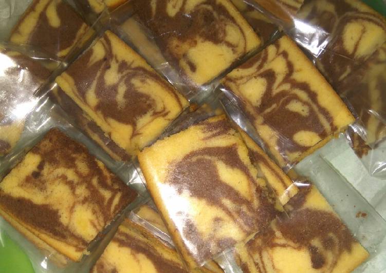 Marmer cake putih telur lembuttt