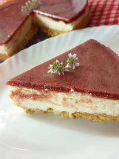 صورة لوصفة تشيز كيك المربى 🍰
