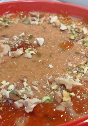 A picture of Caramel kheer.