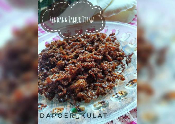 Rendang Jamur Tiram