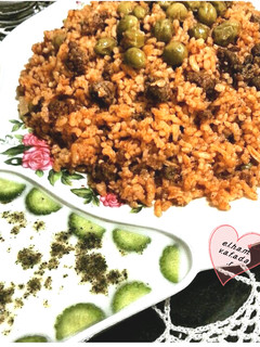 عکسی از دستور استانبولی گوشت و نخود فرنگی الهام پز