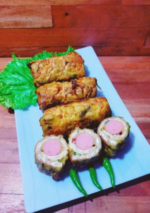 Foto resep Tempe Mendoan Sosis Gulung