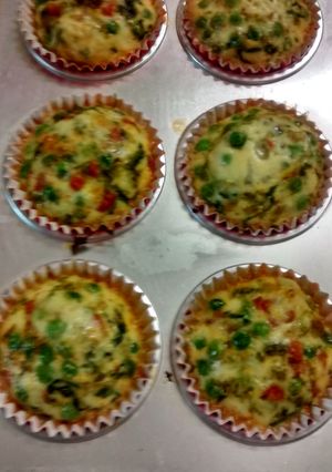 A picture of Healthy Vegetable cupcakes.
