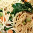 Pasta con verduras. Ñam!!