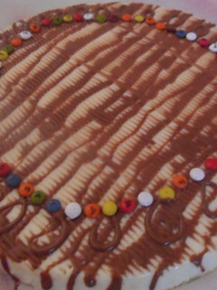 Una foto de Tarta de chocolate blanco