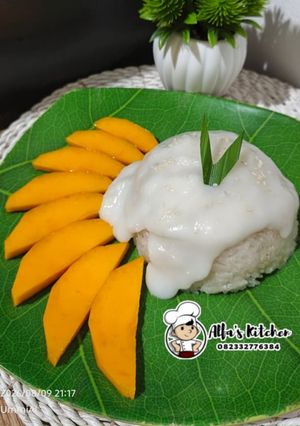 Foto resep Mango Sticky Rice 100gr ketan
