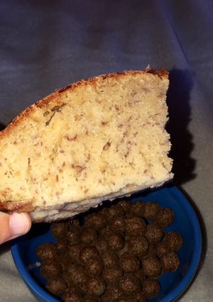 Una foto de Torta de banana sin aceite🍌♥️