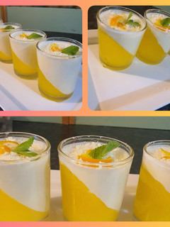 A picture of Orange mousse.