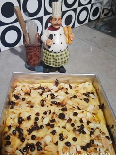 Foto resep Bread pudding enak