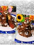 Nutella overloaded triple layers cake in microwave