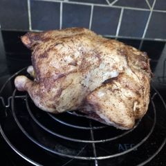 A picture of Chicken with a Mediterranean Garlic and Spice Marinade.