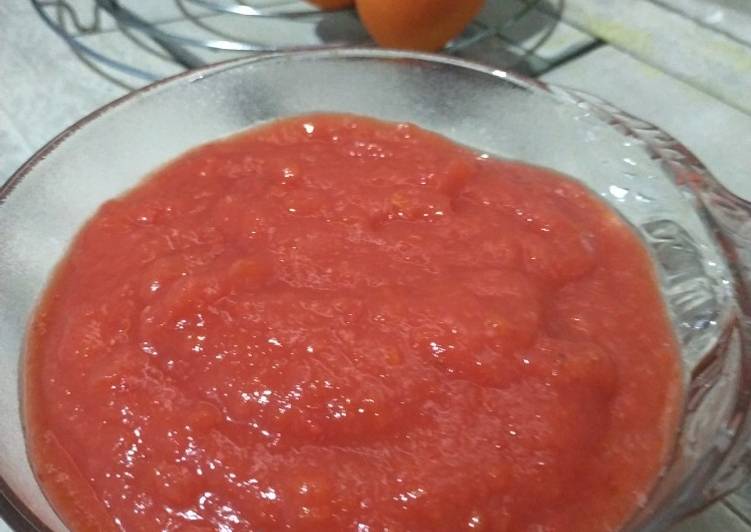 Cara Gampang Membuat Saus Tomat Homemade Anti Gagal