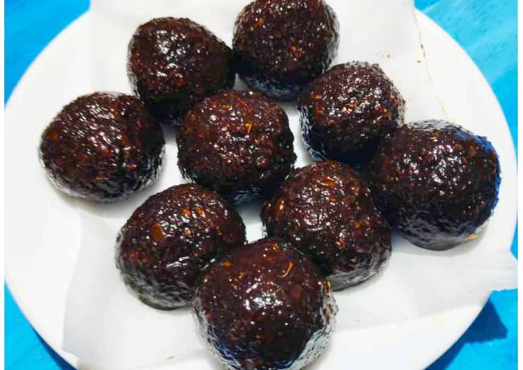 Step-by-Step Guide to Prepare Quick Dry fruits stuffed coconut laddoo