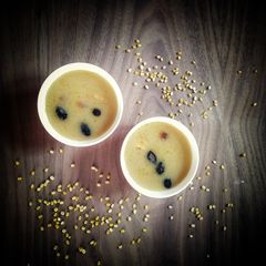 Vegan moong daal kheer A picture of Vegan moong daal kheer.