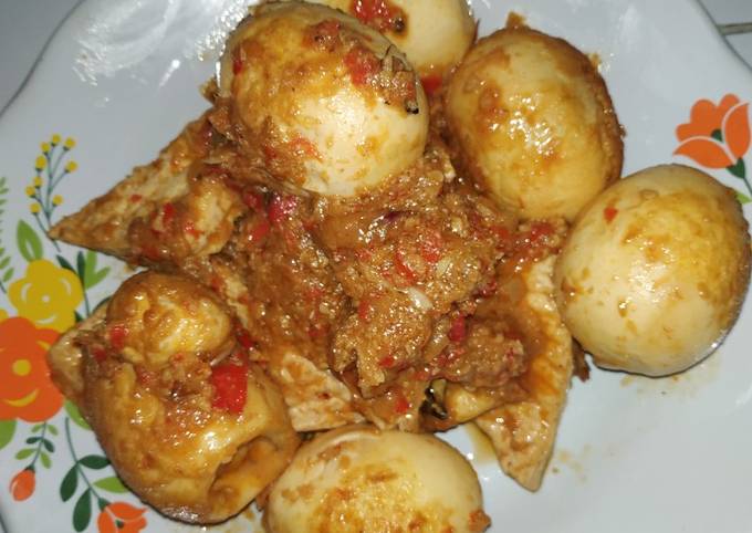 Cara Buat 50. Telur Tahu Bumbu Bali Untuk Jualan