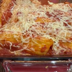 A picture of Simple Baked Manicotti.