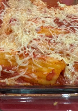 A picture of Simple Baked Manicotti.