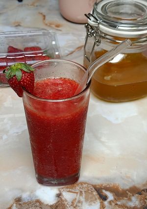 Foto resep 024. Strawberry Juice no Sugar