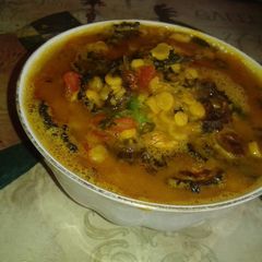 A picture of Dal karela.