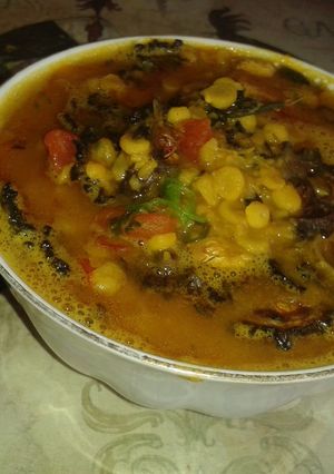 A picture of Dal karela.