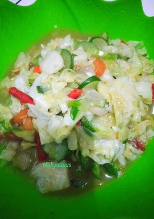 Foto resep Tumis kol & timun