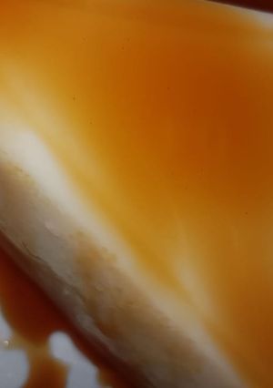 Una foto de Flan de sémola