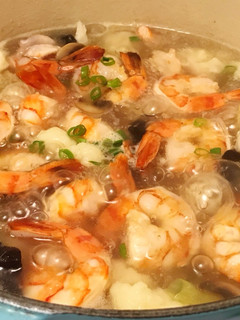 虾仁🍤 · 白花椰菜羹(夏季营养 & 简单一锅煮) 的食譜成品照片