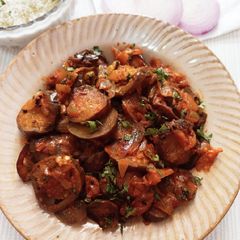 A picture of Masaledar brinjal bhaji.
