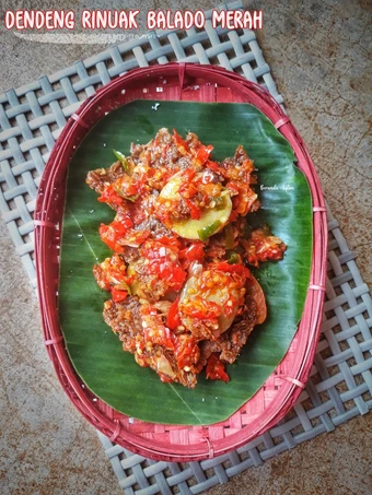 Cara Mudah Membikin Resep Dendeng Rinuak Balado Merah yang Menggugah Selera Anti Ribet, Mantap