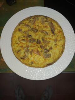 Una foto de Tortilla de gurumelos