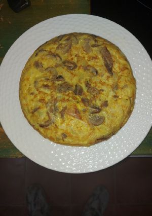 Una foto de Tortilla de gurumelos