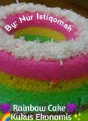 Rainbow Cake Kukus Ekonomis