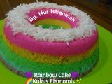 Rainbow Cake Kukus Ekonomis