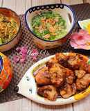 Cơm nhà ngày nắng với nhiều rau trái