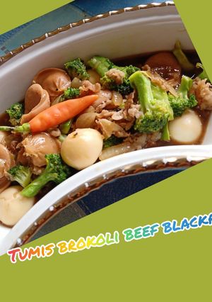 Foto resep Tumis brokoli beef blackpaper