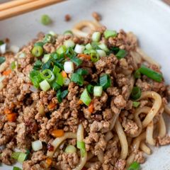 Minced lamb cumin Noodles A picture of Minced lamb cumin Noodles.