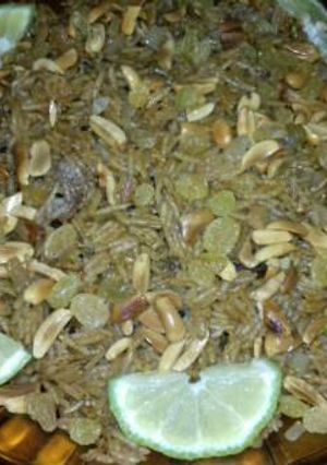 صورة لوصفة رز الكبسة
