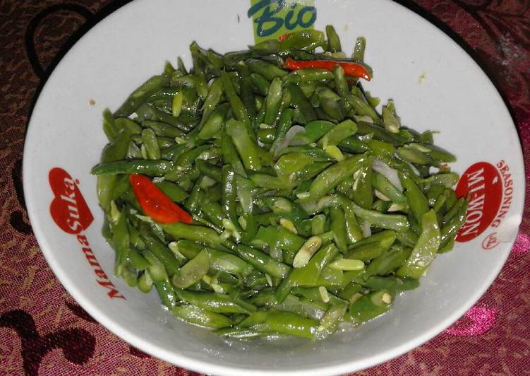 Oseng-oseng kacang panjang sederhana