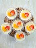 Puding Susu Topping Buah