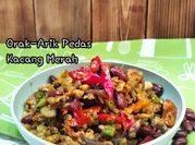 Gambar tumis kacang merah rebus