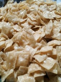 Foto resep Krupuk/kripik pangsit homemade